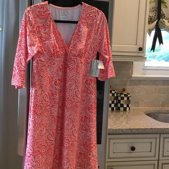 Southwind Apparel 3/4 sleeve v-neck dress brand new - Picture 1 of 3